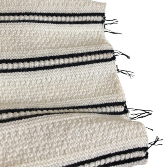 Theory luxe knit stripe v sweater- missing size tag please see measurements - Picture 4 of 9